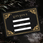 Gold Art Nouveau Gothique Carte Tarot Demande de c