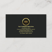 Gold Audio Sound Wave Professional DJ Visitekaartje (Achterkant)