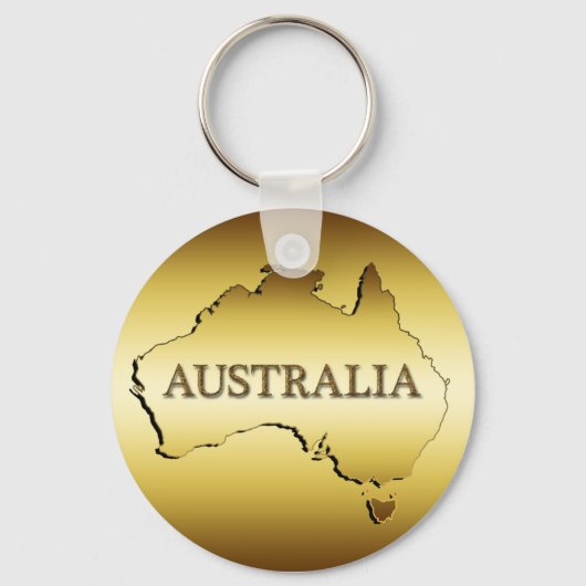 GOLD AUSTRALIË SLEUTELHANGER (Voorkant)