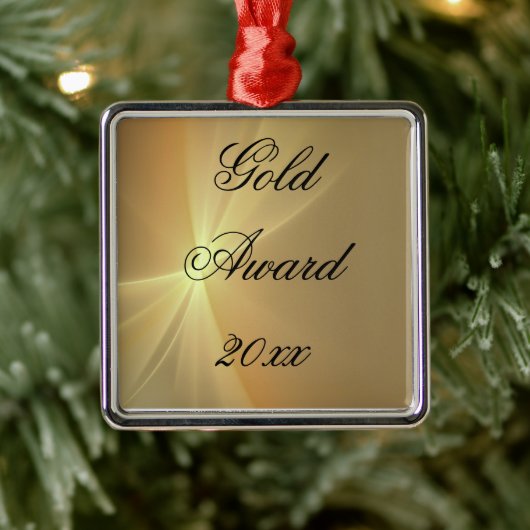 Gold Award Métal Ornement (Arbre)