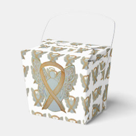 Gold Awareness Ribbon Angel trekt professordozen u Bedankdoosjes