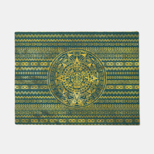 Gold Aztec Inca Mayan Calendar Deurmat