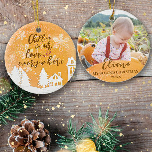 Gold Baby 2nd Christmas Hot Quote Photo