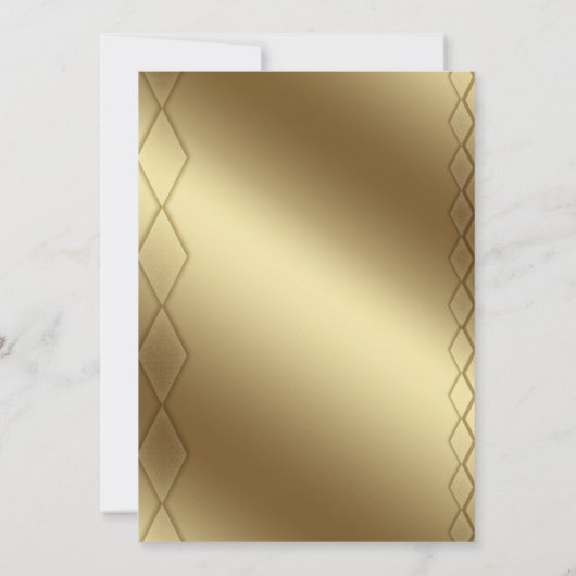 Gold Background Save The Date (Achterkant)