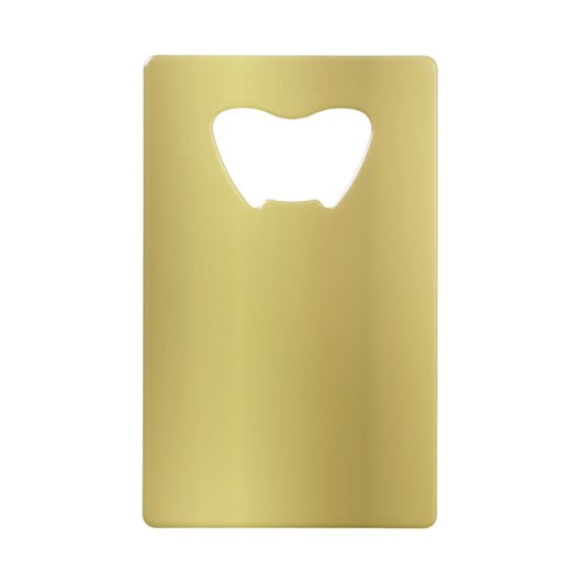 Gold Background-Sjabloon Kredietkaart Flessenopener (Voorkant)