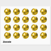 GOLD BALL RONDE STICKER (Vel)