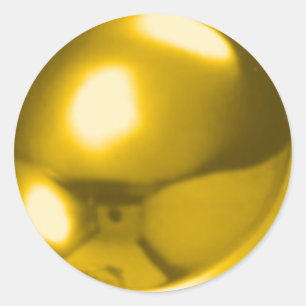 GOLD BALL RONDE STICKER