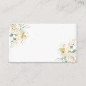 Gold Balloon Greenery Diaper Raffle Insert Card Informatiekaartje (Achterkant)