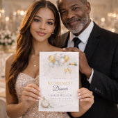 Gold Balloon Retirement Invitation