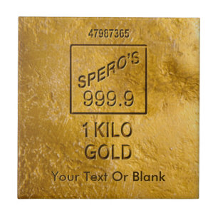 Gold Bar Tegeltje