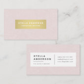 Gold Bar Visitekaartje (Voorkant / Achterkant)