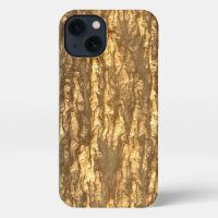 Gold Bark Camo iPhone Case