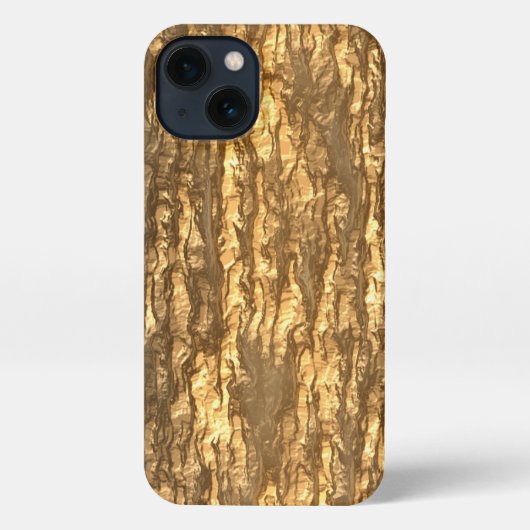Gold Bark Camo iPhone Case iPhone Hoesje (Achterkant)