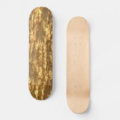 Gold Bark Camo Skateboard (Voorkant)