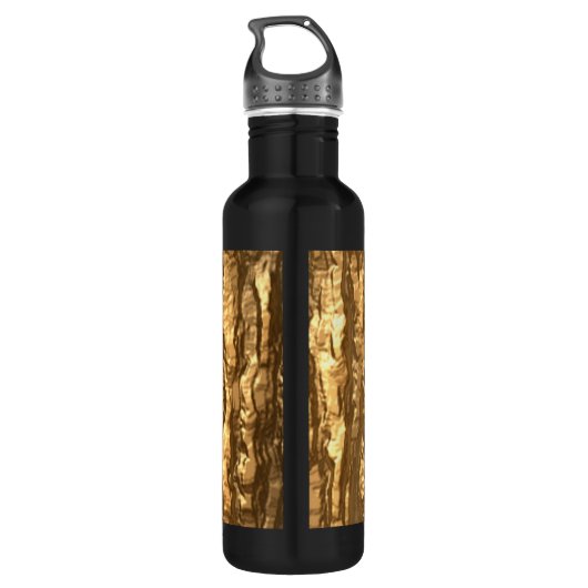 Gold Bark Camo Waterfles (Achterkant)