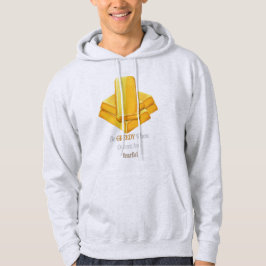 Gold Bars - Fearless Investor Quote - Motivatie Hoodie