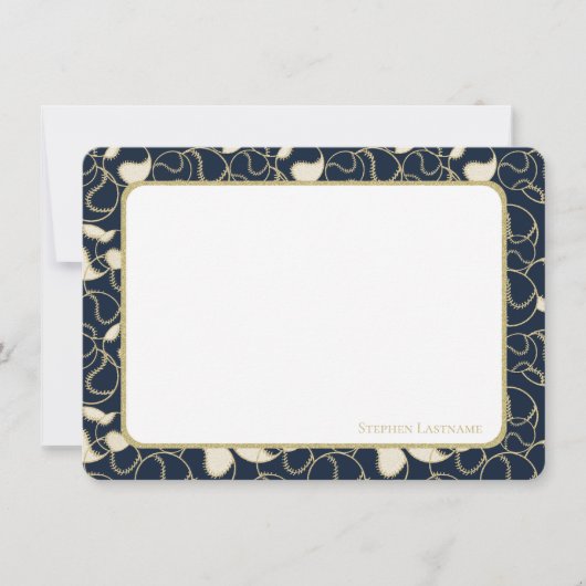 Gold Baseball Softball Merci plat (Devant)