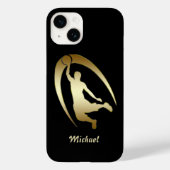 Gold Basketball Player Slam Dunk Case-Mate iPhone Case (Achterkant)