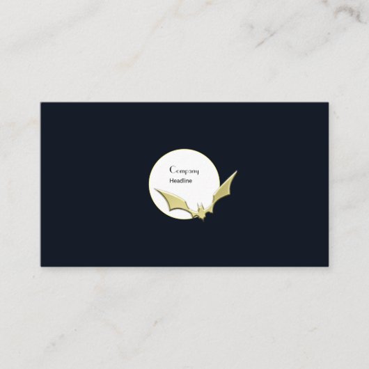 Gold Bat Visitekaartje (Voorkant)