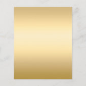 Gold bauble vintage kerstfeest uitnodiging (Achterkant)