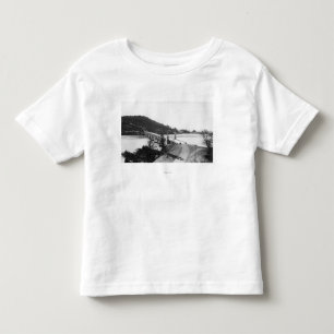 Gold Beach, Oregon Bridge over de rivier de Rogue Kinder Shirts