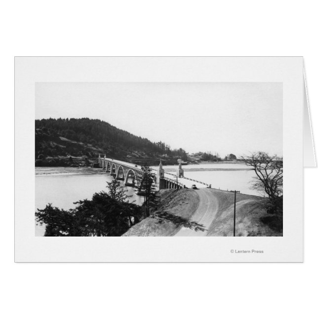 Gold Beach, pont de l'Oregon au-dessus de la riviè (Devant horizontal)