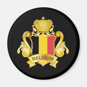 Gold Belgium Magneet
