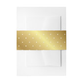 Gold Belly Bands Uitnodigingen Wikkel (Voorkant Voorbeeld)