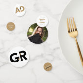 Gold Big Bold Angle Cut Afstuderen Confetti (Groep)