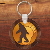 Gold Bigfoot Sleutelhanger (Voorkant)