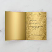 Gold Birthday Party Invitation Tous les anniversai (Intérieur)