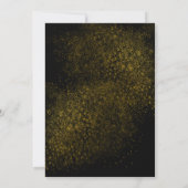 Gold & Black 61st-69th Birthday Party Invitations (Dos)