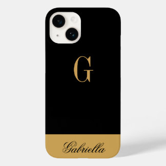 Gold Black Case-Mate iPhone 14 Hoesje