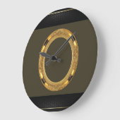 Gold Black Clock Grote Klok (Hoek)