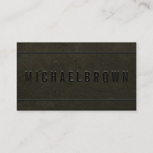 Gold Black Driver Minimalist Bold Moderne QR-code Visitekaartje