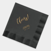 Gold Black Elegant Classic Personnalisé Party (Gauche)