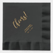 Gold Black Elegant Classic Personnalisé Party (Recto)