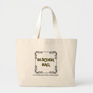 GOLD BLACK FLORALE JUMBO NATUURLIJKE KATOEN BUR'DE GROTE TOTE BAG