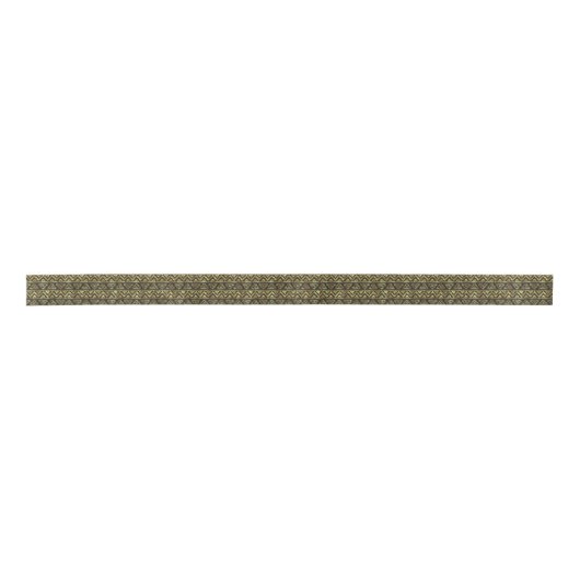 Gold & Black Geometric Tribal Pattern Lint (Voorkant)