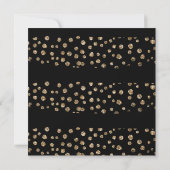 GOLD BLACK LEOPARD DIAMOND BACHELORETTE INVITATION (Dos)
