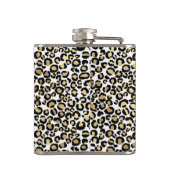 Gold Black leopard-printer Heupfles (Achterkant)
