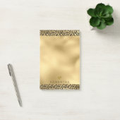 Gold Black Leopard-printer op maat Post-it® Notes (Kantoor)