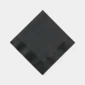 Gold & Black Modern Christmas Foil Stamped Napkins Folie Servetten (Rechts)