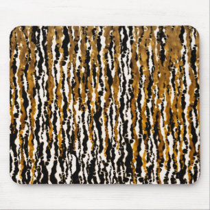 Gold & Black Modern Safari Rain Oerwoud Glam Muismat