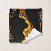 Gold Black Monochrome Christian Achempong Opulent (Gant de toilette)