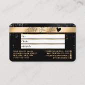 Gold Black Parties scintillant Drift Certificat ca (Dos)