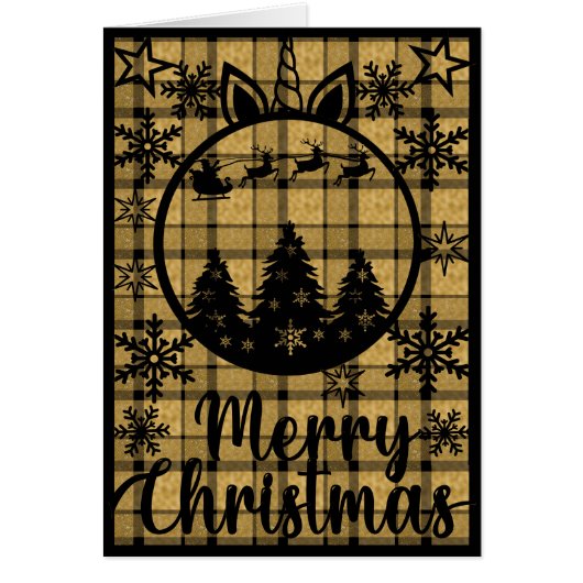 Gold Black Pset achter Black Kerstmis uit (Voorkant)