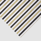 Gold Black Stripes Tissuepapier (Detail)