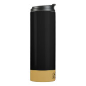 Gold Black Thermosbeker (Gedraaid links)