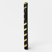 Gold & Black Zig Zag Pattern Case-Mate iPhone Case (Achterkant/links)